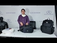 Sac de revêtement en nylon d'arme à feu de pistolet de gamme de sac durable d'arme à feu avec le multiple de fentes de magazine